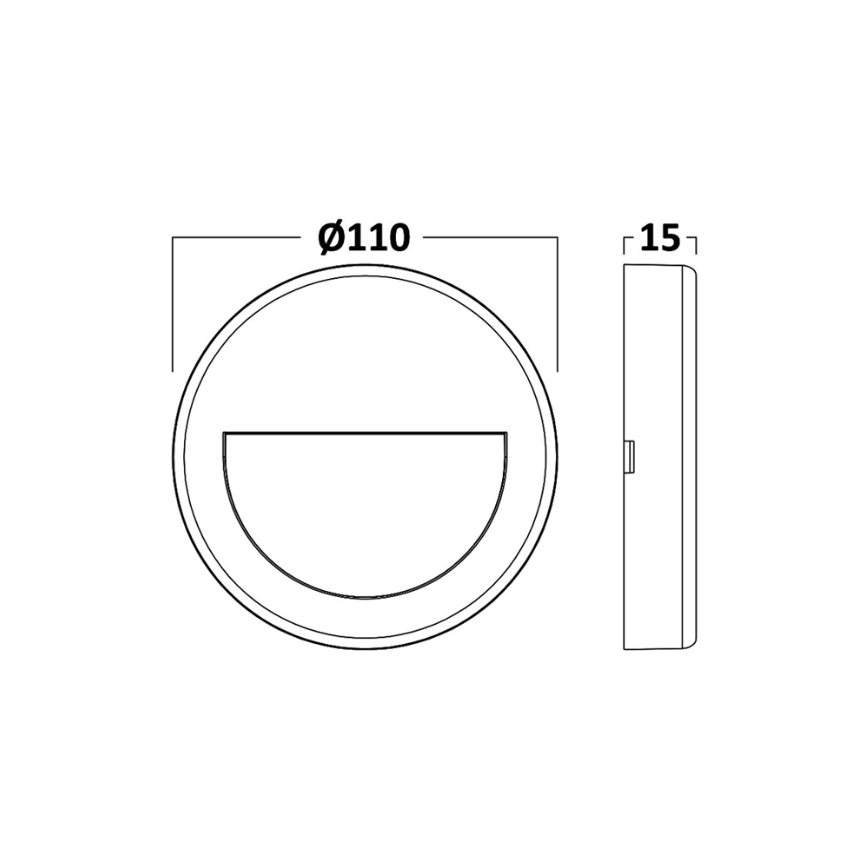 Zidna, podna lampa - Slim Shield