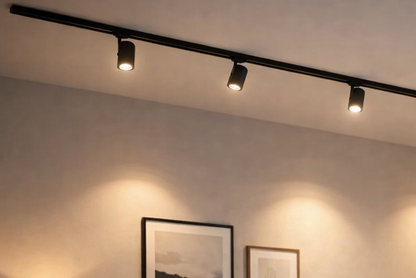 Living room with a beige sofa, coffee table, and decorative items.